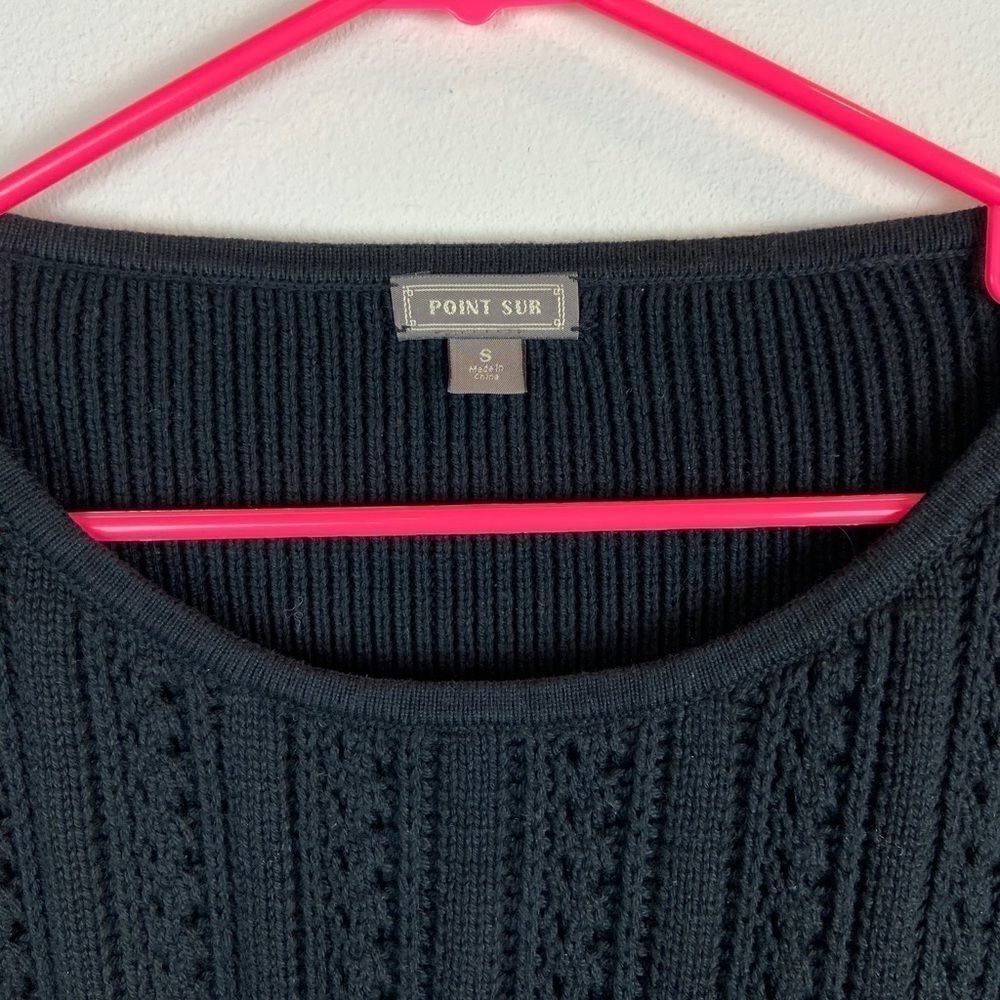 Point Sur Boxy Pointelle Sweater - Picture 5 of 7